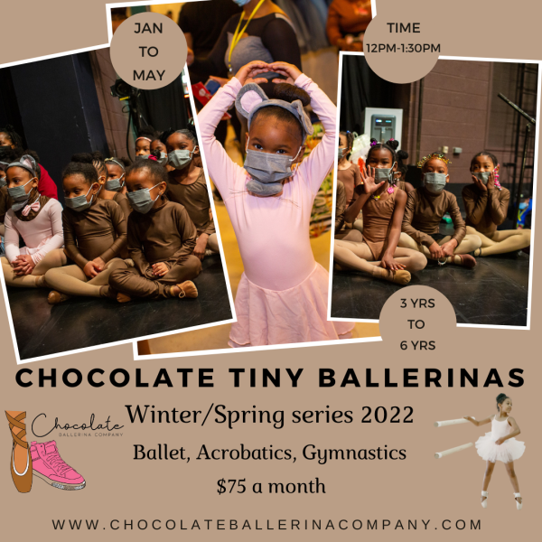 Chocolate Ballerina Company –  Tiny Ballerinas ages 3yrs-6yrs